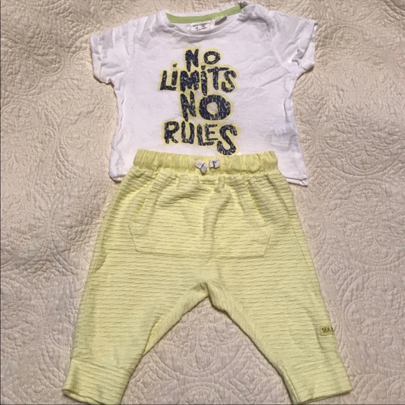 Zara Matching Sets Zara Baby Boy Top And Pants Poshmark